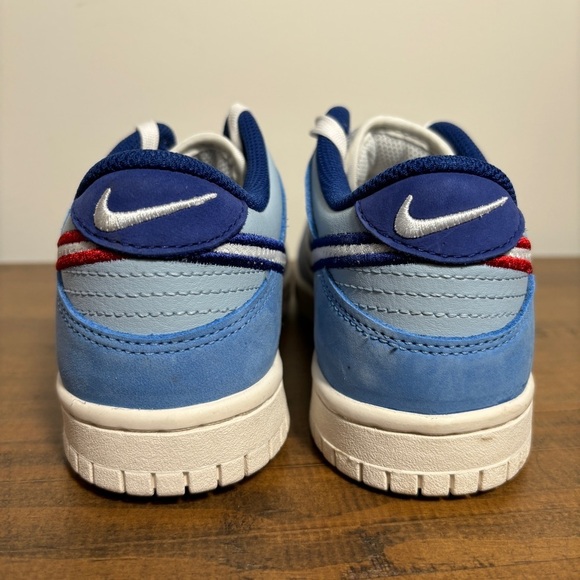 Nike Dunk Low Sneakers Shoes Light Armory Blue White HF5742 111 4Y / 5.5 Women - Picture 2 of 7